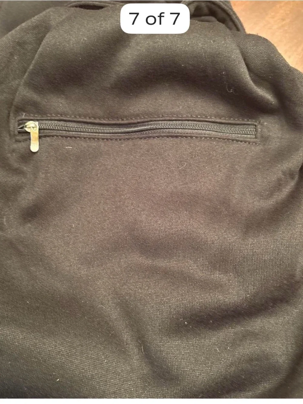 Black Fabric Dog Sling - Hands-Free
